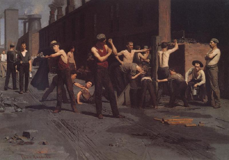 Thomas Anshutz The Ironworkers' Noontime